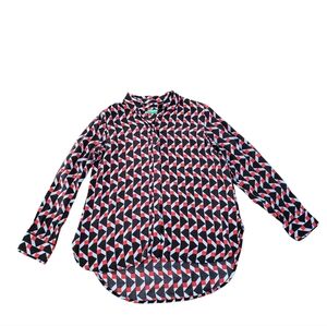 United Colors Of Benetton Womens Modal Long Sleeve Button Down Shirt XS Blouse